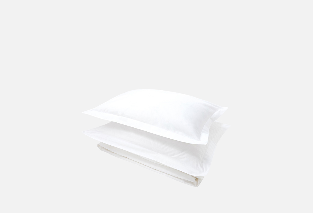 Изображение товара Комплект постельного белья ECOTEX Монблан жасмин, белый, евро