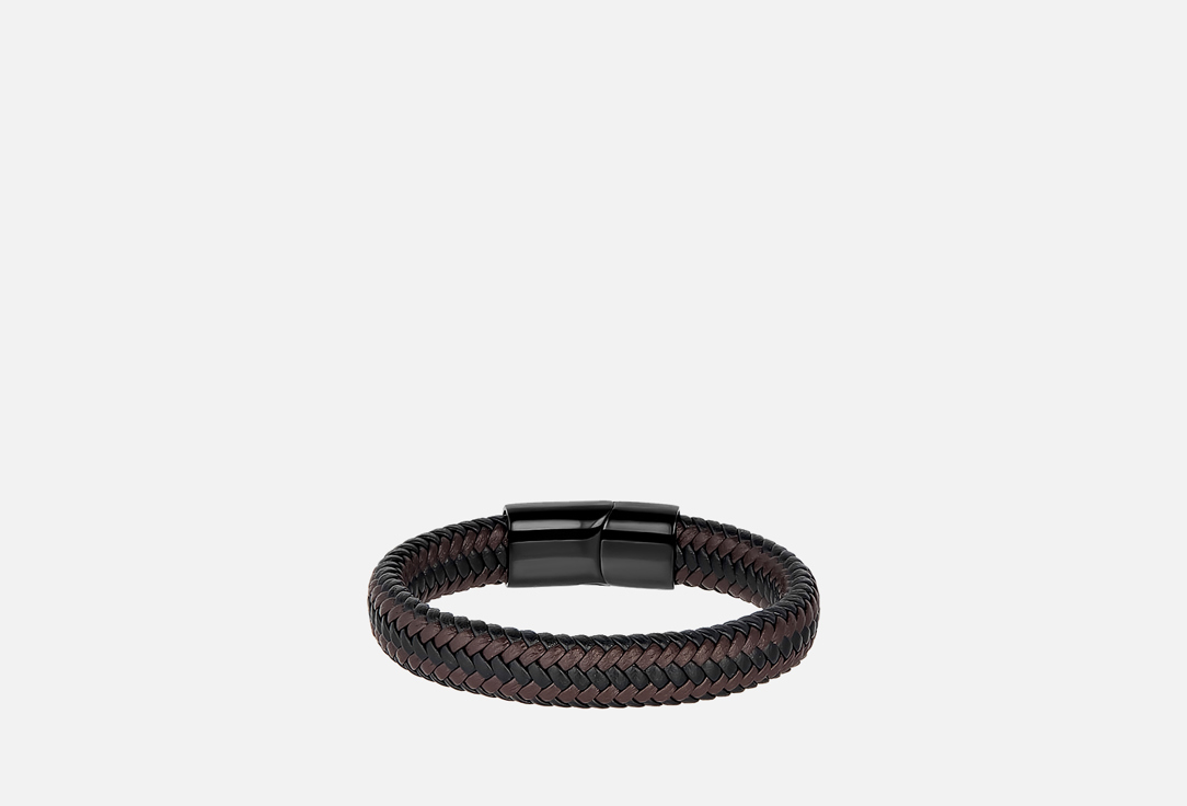 Изображение товара Браслет кожаный со сталью Shine&Beauty для женщин премиум качество