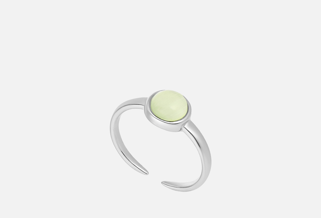 Изображение товара кольцо Настроение женщины Кошачий глаз зеленый