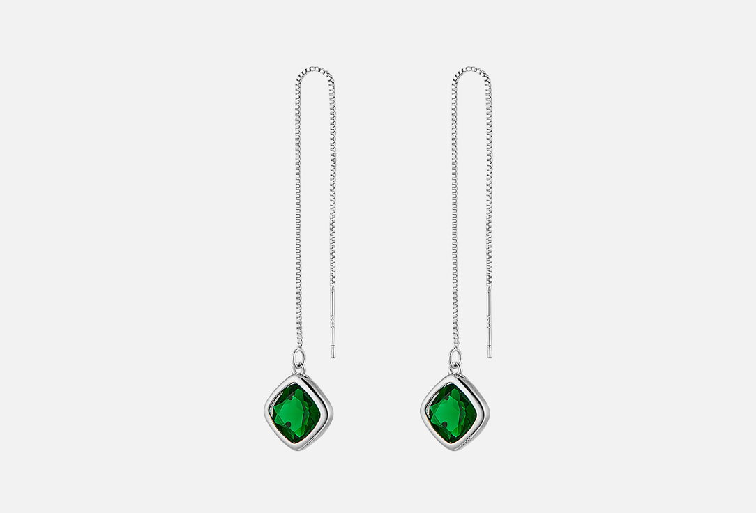 Изображение товара Серьги Настроение женщины Изумруд