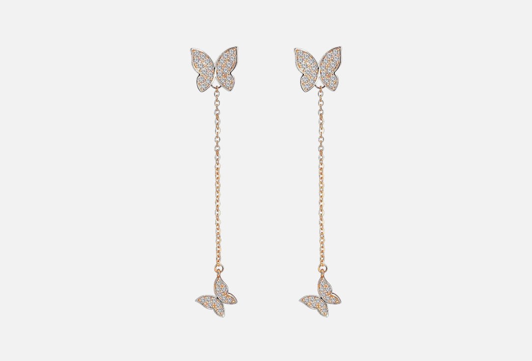 

Серьги НАСТРОЕНИЕ ЖЕНЩИНЫ, Бабочки 2 шт