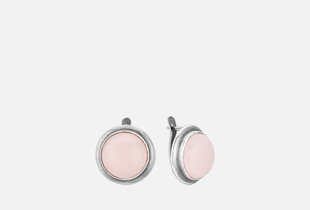 

Серьги НАСТРОЕНИЕ ЖЕНЩИНЫ, Розовый кварц 2 шт