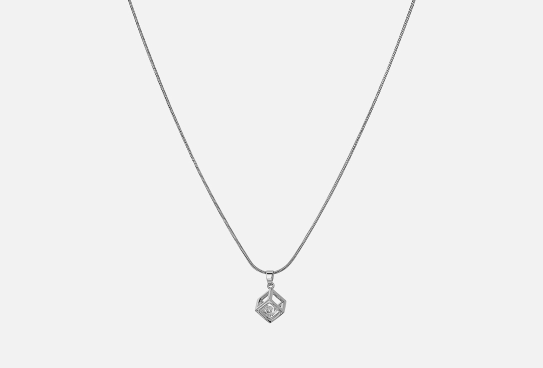 Изображение товара Кулон Настроение женщины Кубики из латунь с кристаллами Swarovski