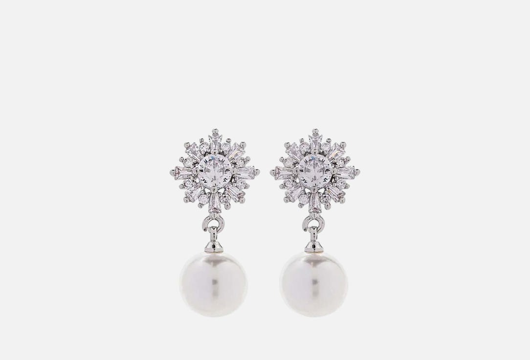 

Серьги НАСТРОЕНИЕ ЖЕНЩИНЫ, Жемчужная любовь 2 шт