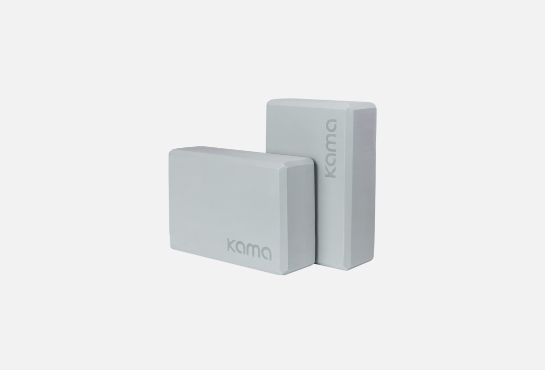 Блоки для йоги KAMA Block grey 2 шт