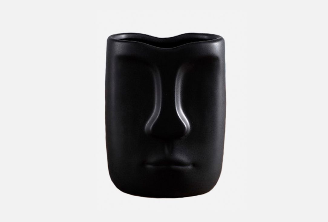 

Ваза Л.АМОРЕ, Черный, Faсe, черная, 30 см 1 шт