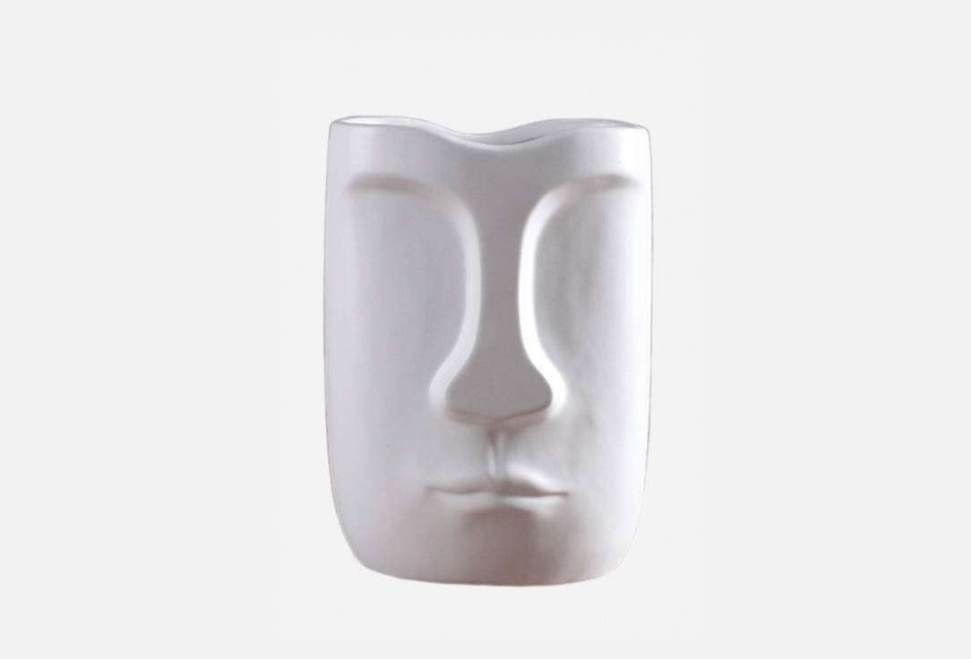 

Ваза L.AMORE, Белый, Faсe, белая, 17 см 1 шт