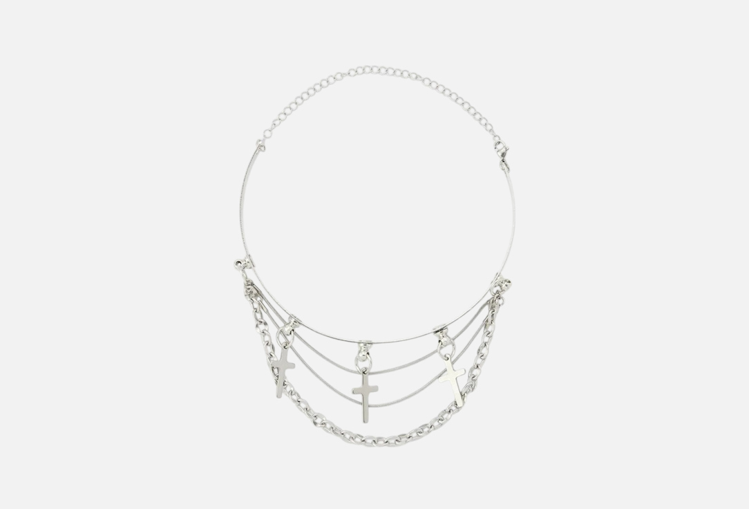 Изображение товара Колье PABUR CROSSES SILVER