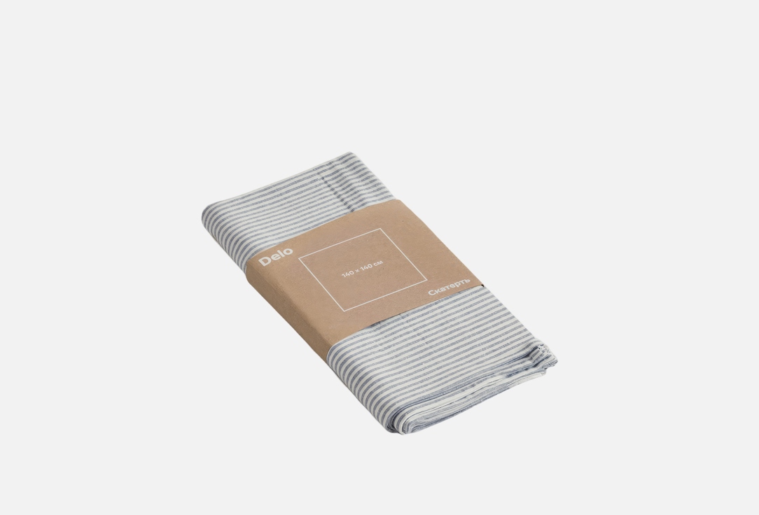 

Скатерть DELO, Голубой, Голубая полоска, 140х140 1 шт