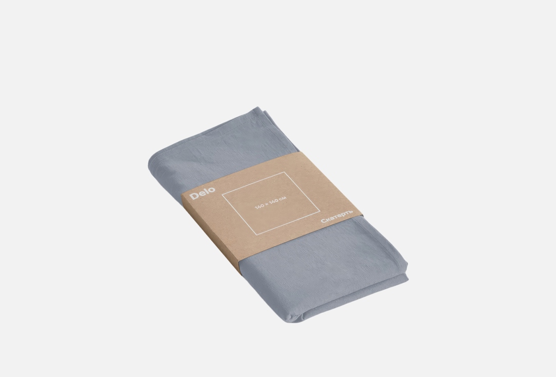 

Скатерть DELO, Серый, Серо-голубой, 140х140 1 шт