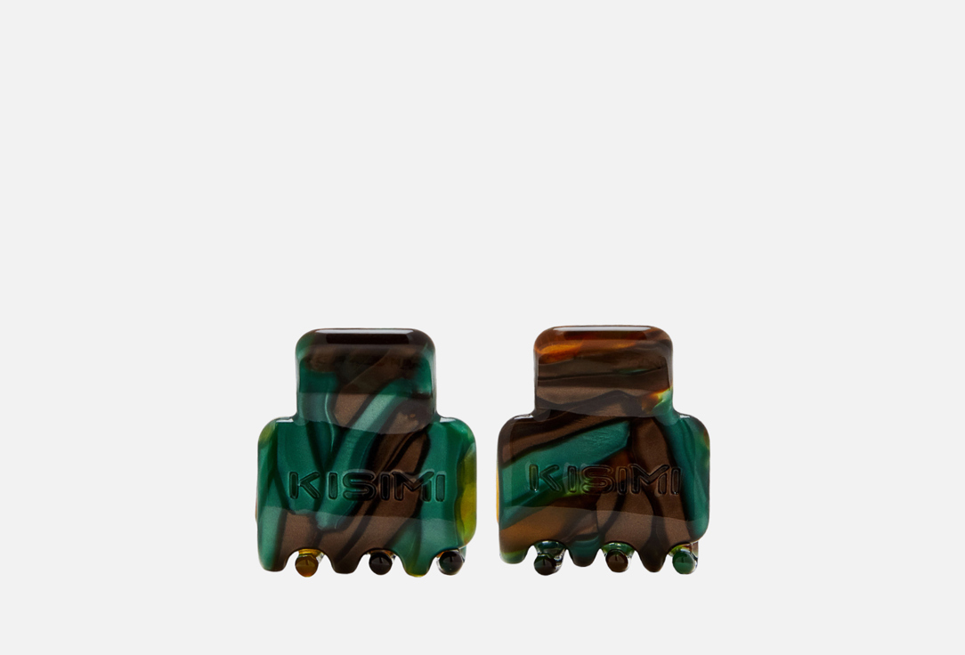 Изображение товара Крабики для волос KISIMI зеленые XS