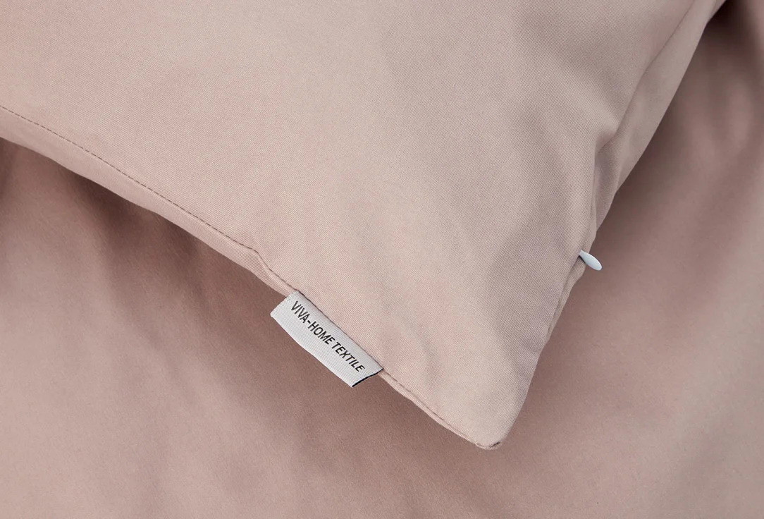 

Комплект постельного белья СИТРЕЙД, Бежевый, Сатин, двуспальный, 200х230 180х215 мл