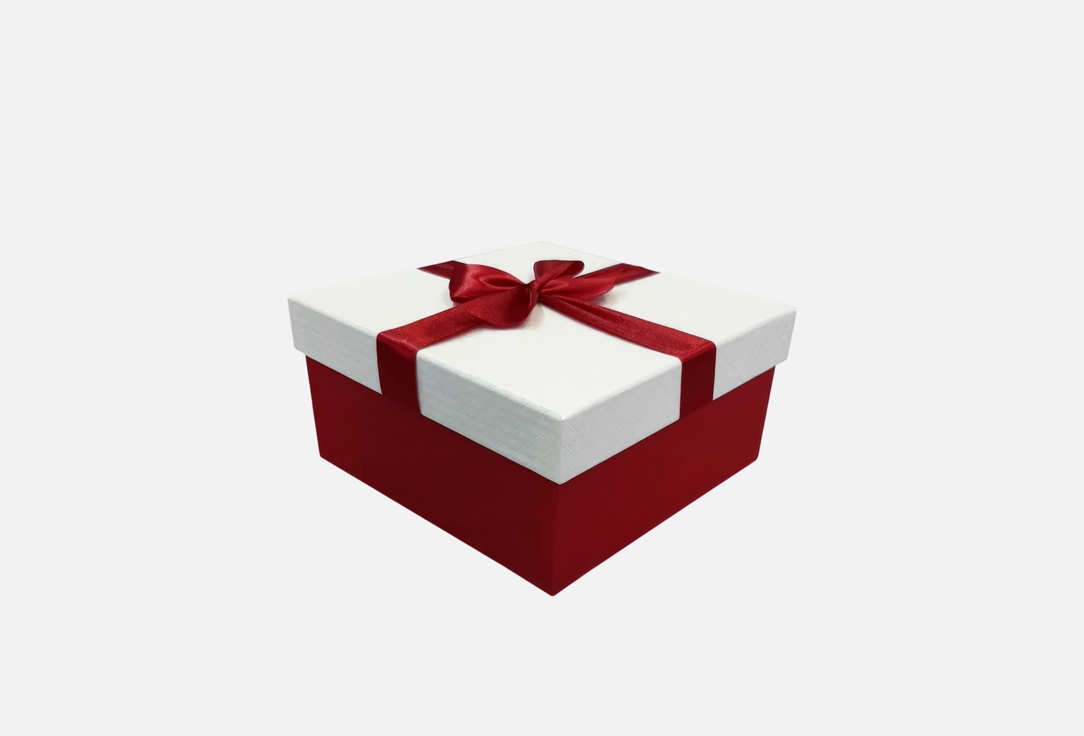 

Подарочная коробка РУТАУПАК, Слоновая кость/Красная 19х19х9 см 1 шт