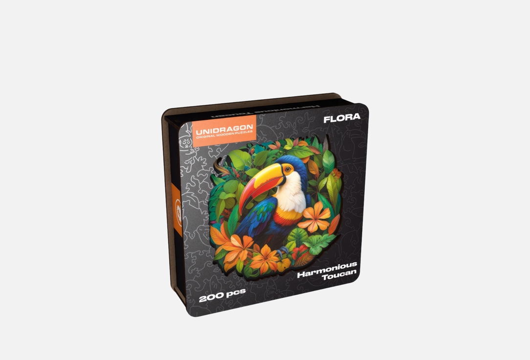 

Деревянный пазл UNIDRAGON, Гармоничный тукан 200 шт