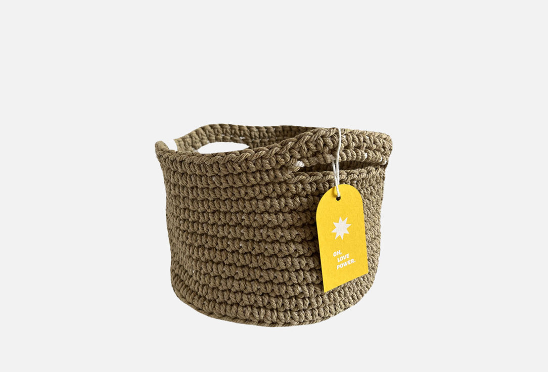 

Корзина для хранения OHLOVEPOWER, Village Olive М 1 шт