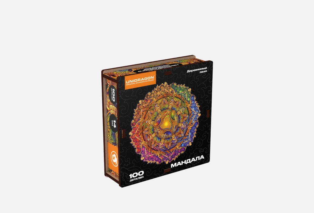 

Деревянный пазл UNIDRAGON, Мандала Неиссякаемого изобилия 100 шт