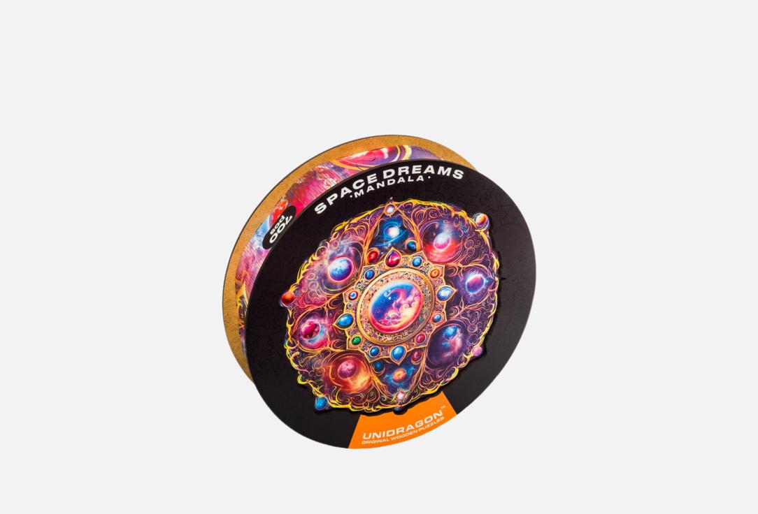 

Деревянный пазл UNIDRAGON, Мандала космической мечты 350 шт