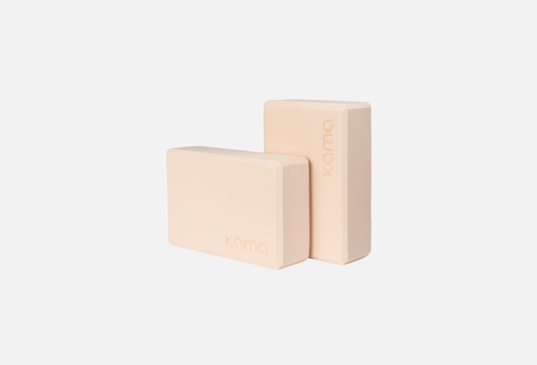 Блоки для йоги KAMA Block beige 2 шт