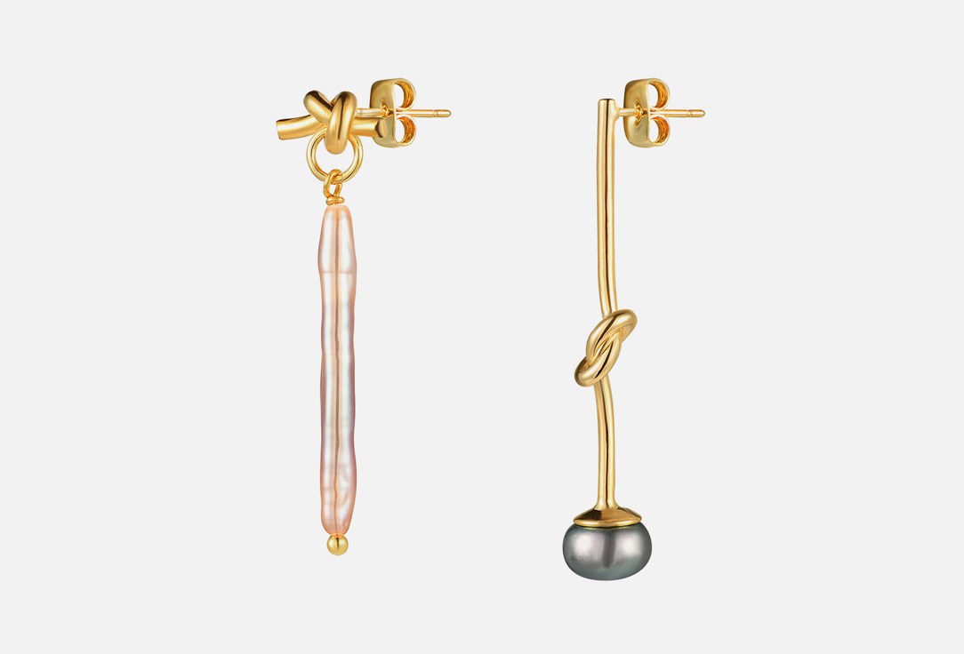 Серьги GINADREAMS Переплетения Gold 2 шт