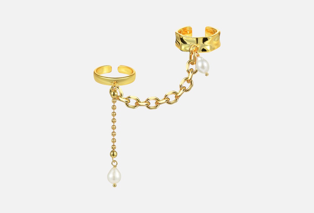 Изображение товара Кольцо GINADREAMS для комплиментов натуральный жемчуг и золочение для женщин