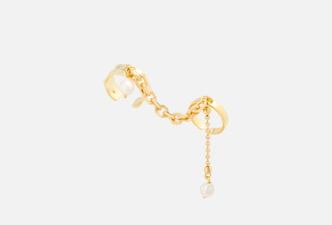 Изображение товара Кольцо GINADREAMS для комплиментов натуральный жемчуг и золочение для женщин