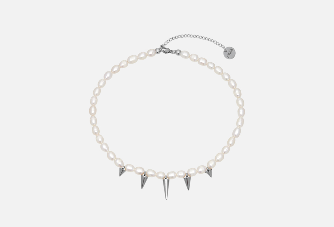 Изображение товара Чокер ДУША_BRAND Pearl & spikes choker