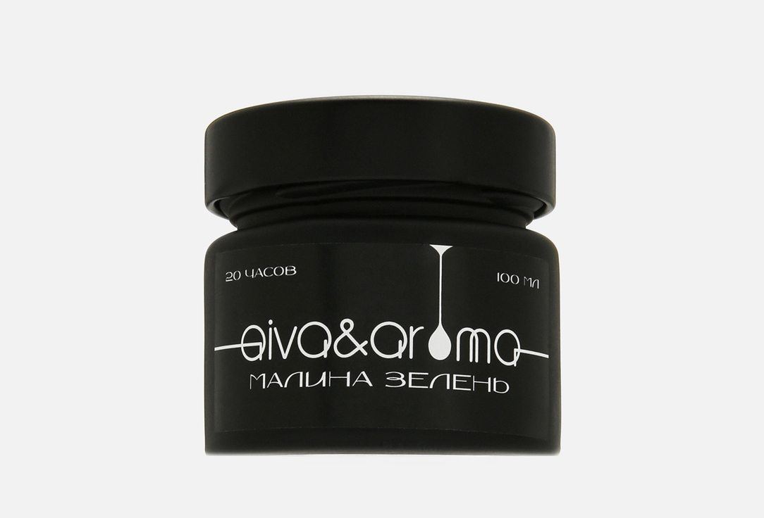 Изображение товара Ароматическая свеча Малина-зелень AIVA&AROMA натуральный кокосовый воск 12 часов