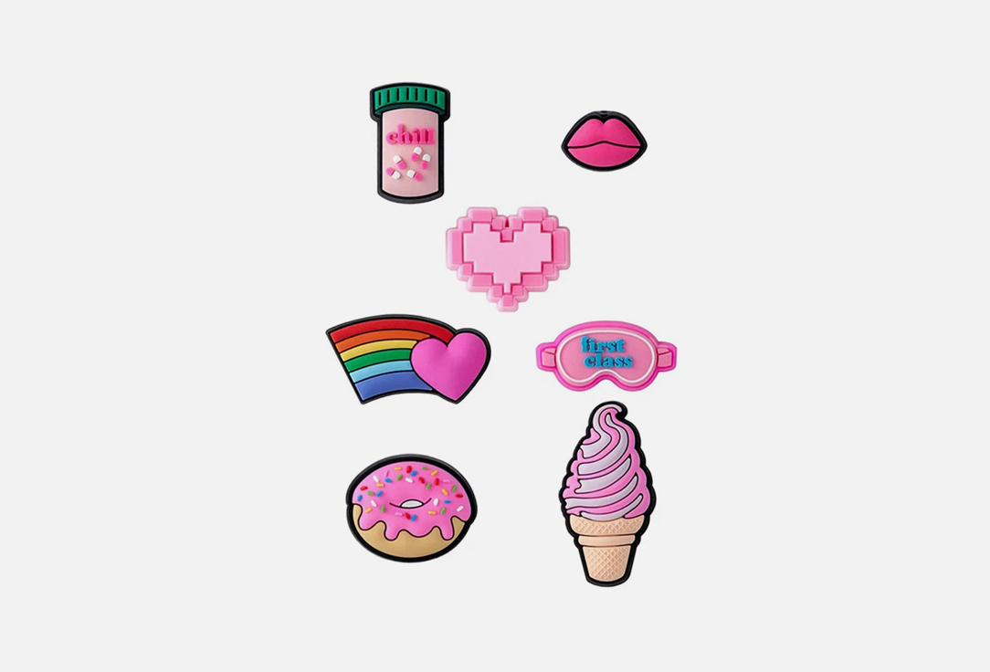 

Джиббитсы YAMCASE, Розовый 7 шт