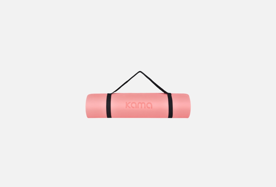 Коврик для йоги и фитнеса KAMA Mat pink peach 1 шт