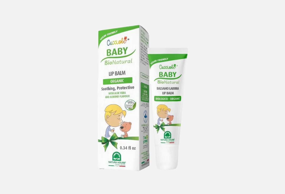 

Детский бальзам для губ CUCCIOLO, BABY BIO NATURAL 10 мл
