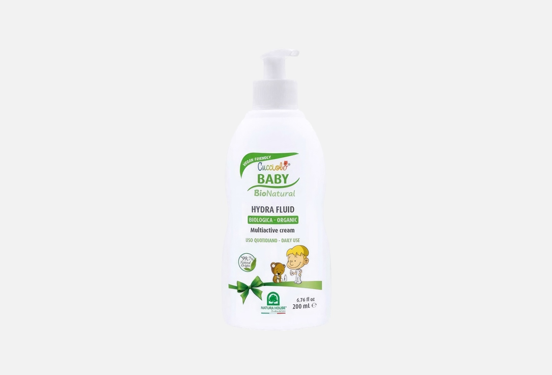 

Детский флюид для тела CUCCIOLO, BABY BIO NATURAL 200 мл