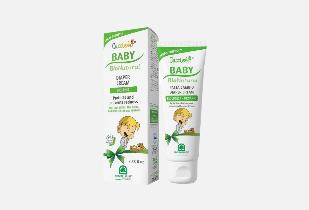 

Детский крем под подгузник CUCCIOLO, BABY BIO NATURAL 100 мл