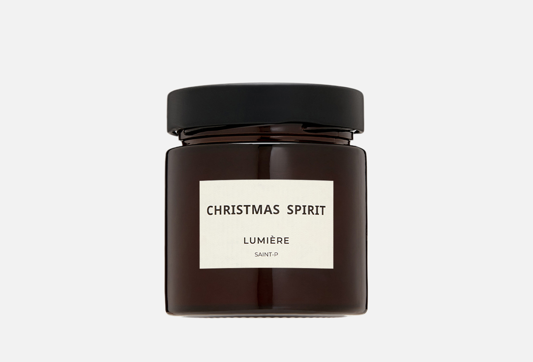 

Ароматическая свеча LUMIERE, Белый, Christmas spirit 200 мл