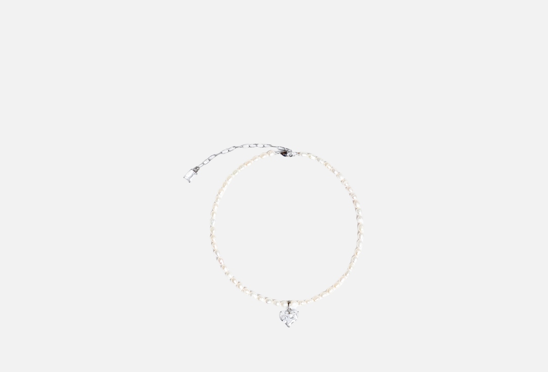 Изображение товара Чокер Fiore Store из натурального жемчуга с фианитом silver