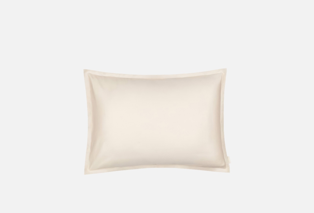 Изображение товара Наволочка Sofi De MarkO Мармис светло-бежевая 50х70 хлопок сатин гипоаллергенная