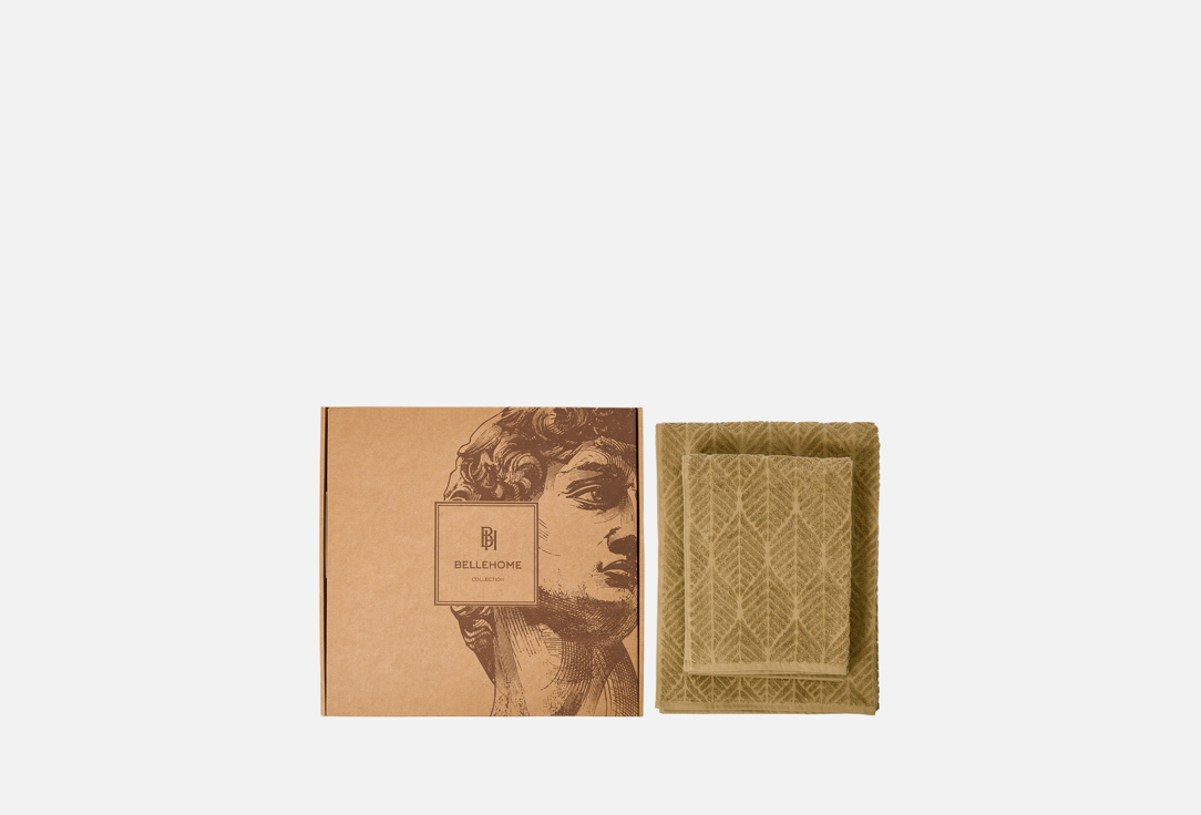 

Полотенце махровое BELLEHOME, Зеленый, Рио, Форест, 50х100 1 шт