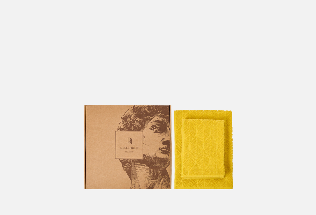 

Полотенце махровое BELLEHOME, Желтый, Рио, Янтарь, 50х100 1 шт