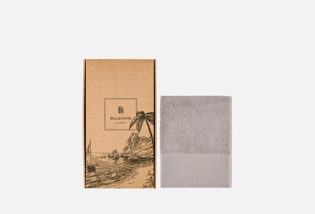 

Полотенце махровое BELLEHOME, Серый, Верона, Графит, 50х100 1 шт