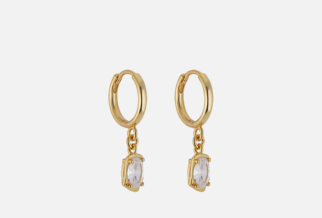 Изображение товара Серьги VENUS. casual crystal drop gold