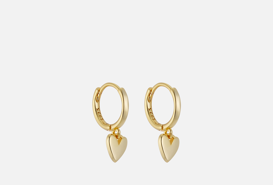 Изображение товара Серьги VENUS. casual hearts gold