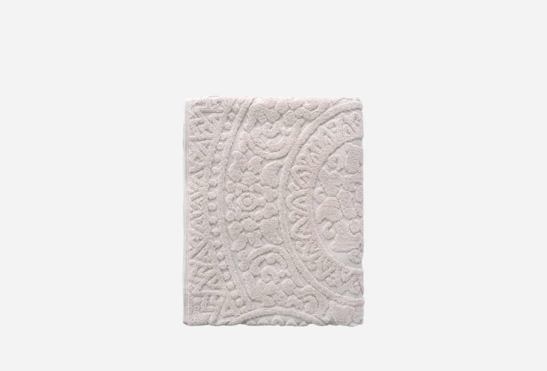 

Полотенце махровое OQOTOSH TEKSTIL, Бежевый, Византия, песок, 50х90 1 шт