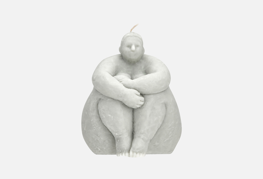 

Свеча ENSEMBLE, Серый, Fatty sitting gray 1 шт