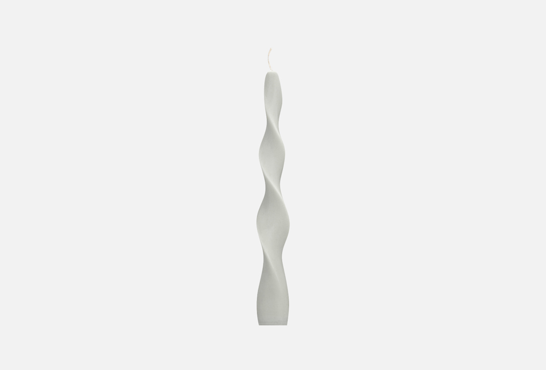 Свеча ENSEMBLE Curve long gray 1 шт