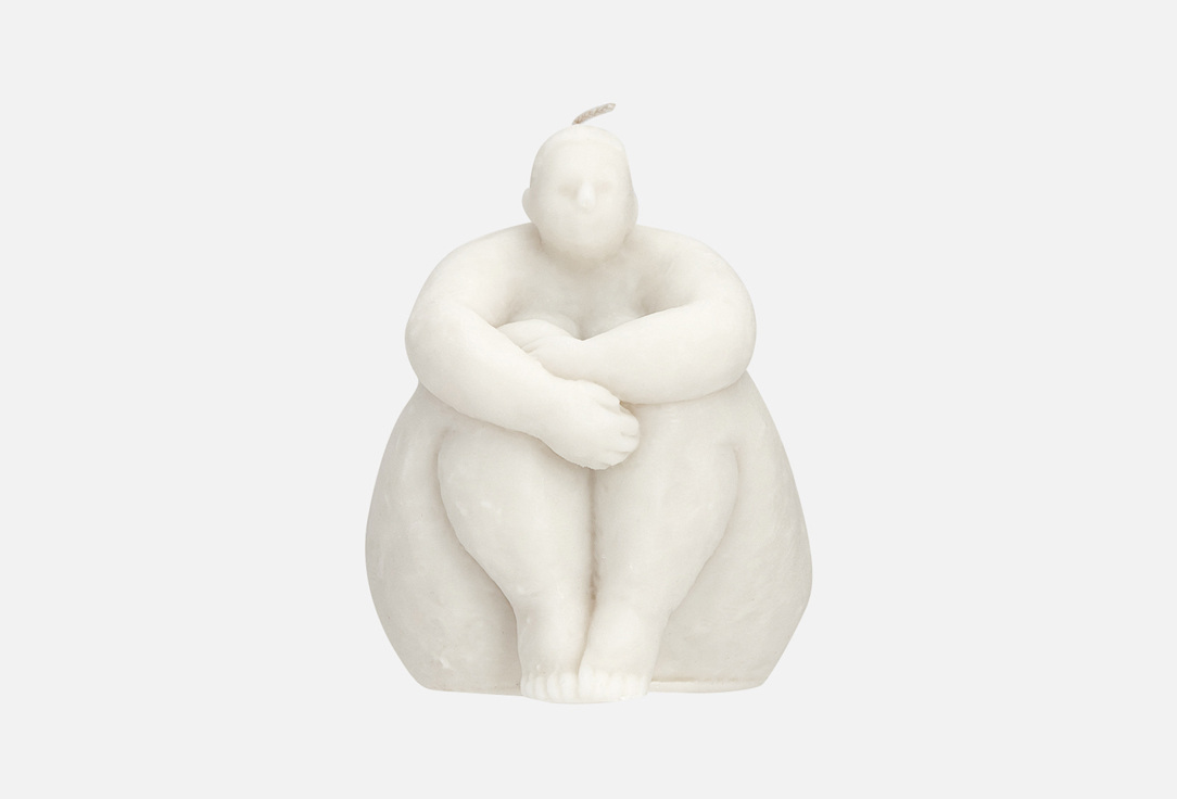 

Свеча ENSEMBLE, Белый, Fatty sitting white 1 шт
