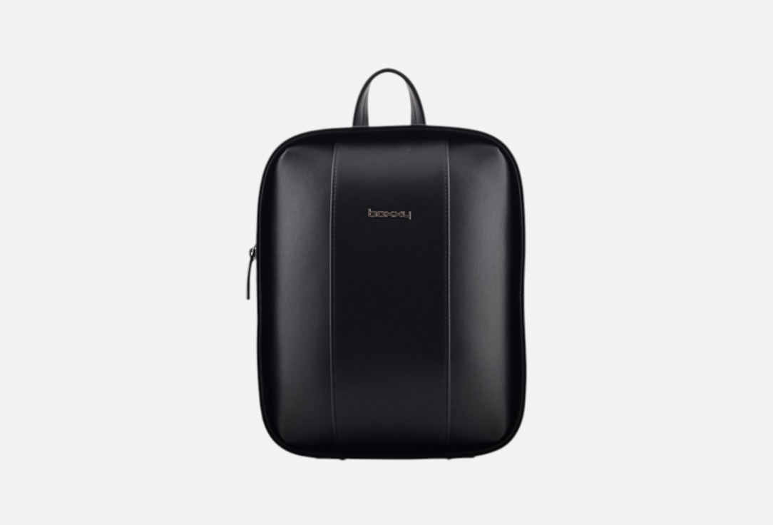 Изображение товара Кожаный городской рюкзак Boxxy BOMBER для женщин черный натуральная кожа