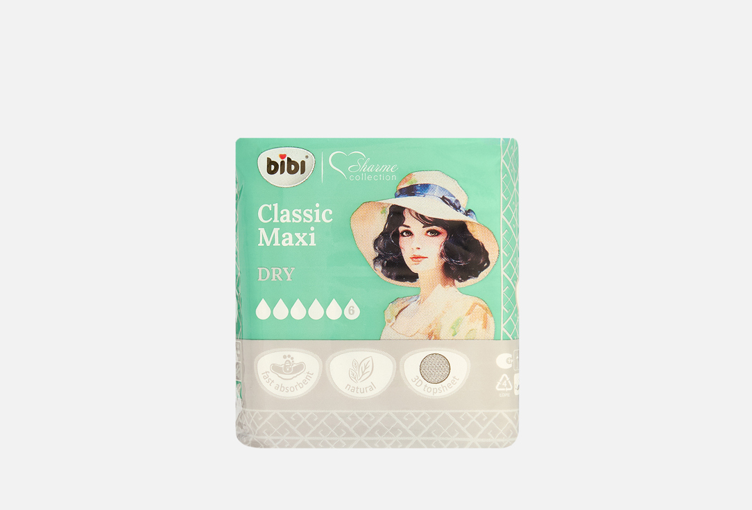 

прокладки BIBI, Classic Maxi Dry 8 шт