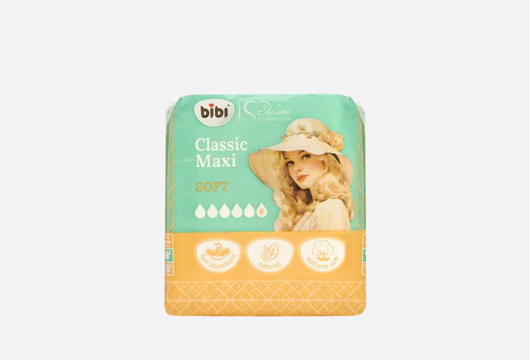 

Прокладки BIBI, Classic Maxi Soft 8 шт