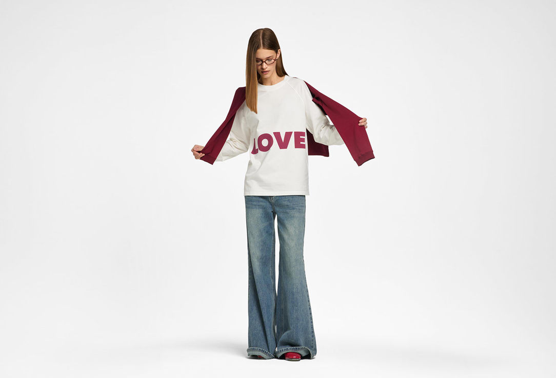 Изображение товара Лонгслив Finik Daisy, white-l