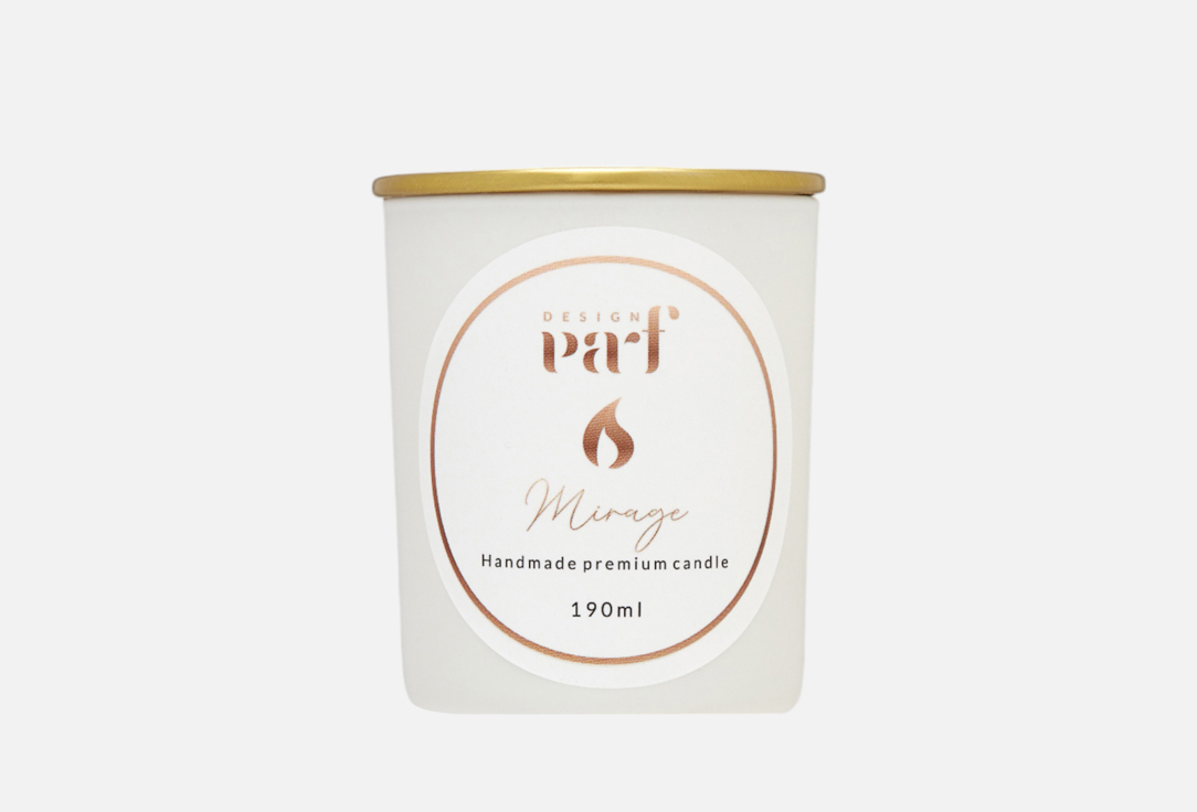 Изображение товара Ароматическая свеча PARFDESIGN Mirage с деревянным фитилем 190 мл