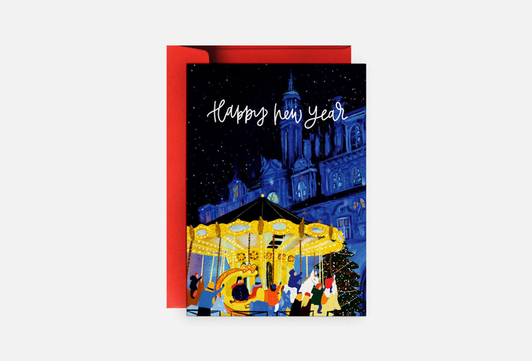 

Открытка DUET.STORE, Карусель 1 шт